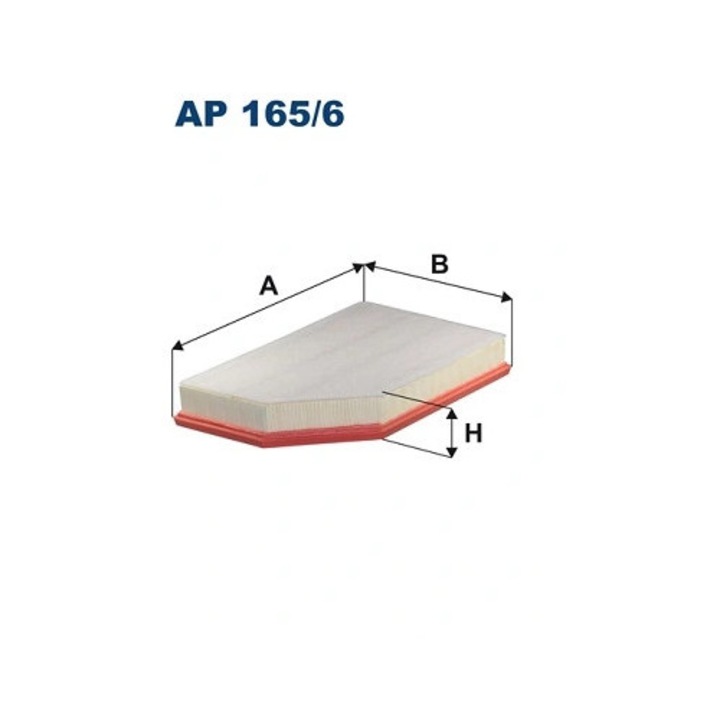 Légszűrő Ap165/6 Volvo S60 1/S60 2/S60 2 Cross Country/S80 2/V60 1/V60 1 Cross Country/V70 2/V70 3/Xc60 1/Xc70 2