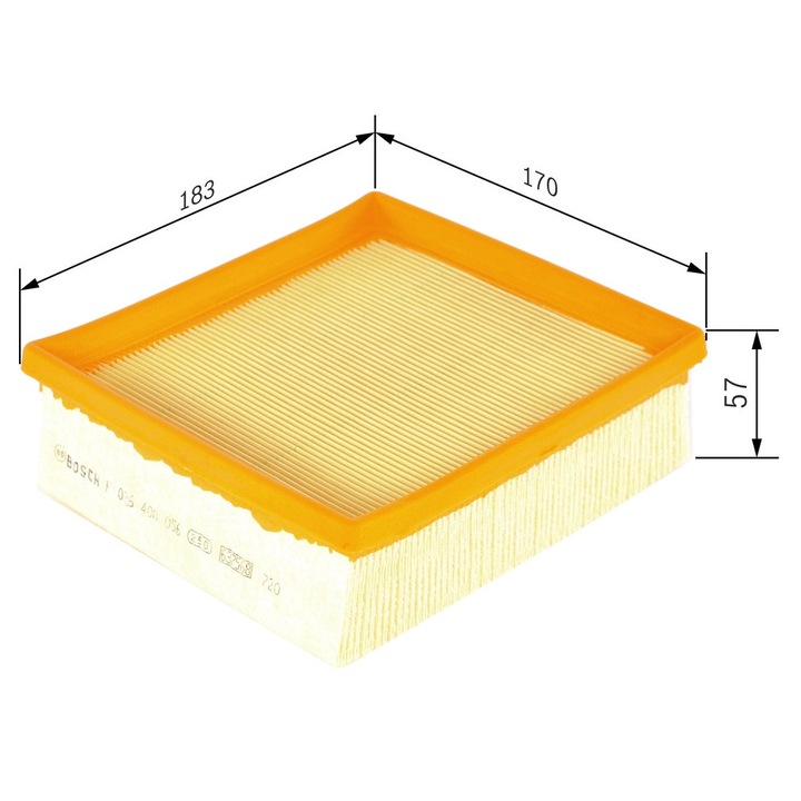 Légszűrő F026400056 Fiat Sedici Suzuki Sx4