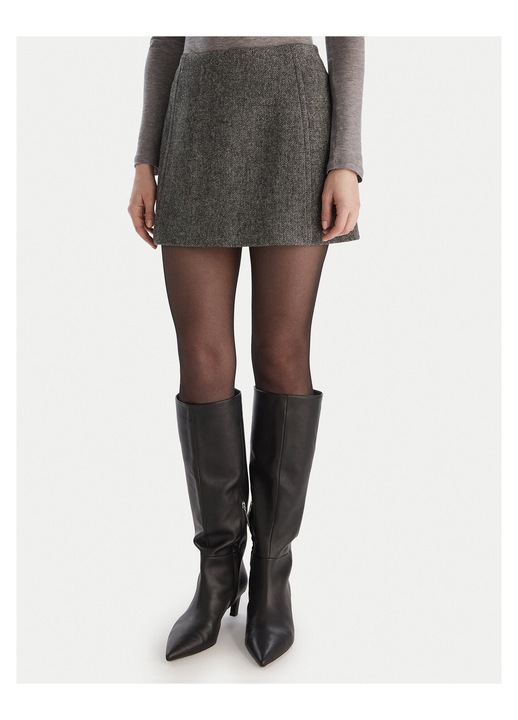 Fusta mini de dama, Max Co, gri