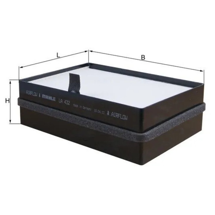 Szűrő, Utastér Levegő La432 Scania 3 - Series/4 - Series/G 1/P 1/R 1/T