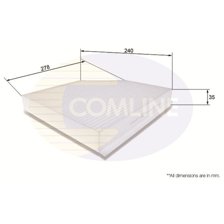 Филтър, Въздух купе Ekf106 Audi A4 B8/A5/Q5 Porsche Macan