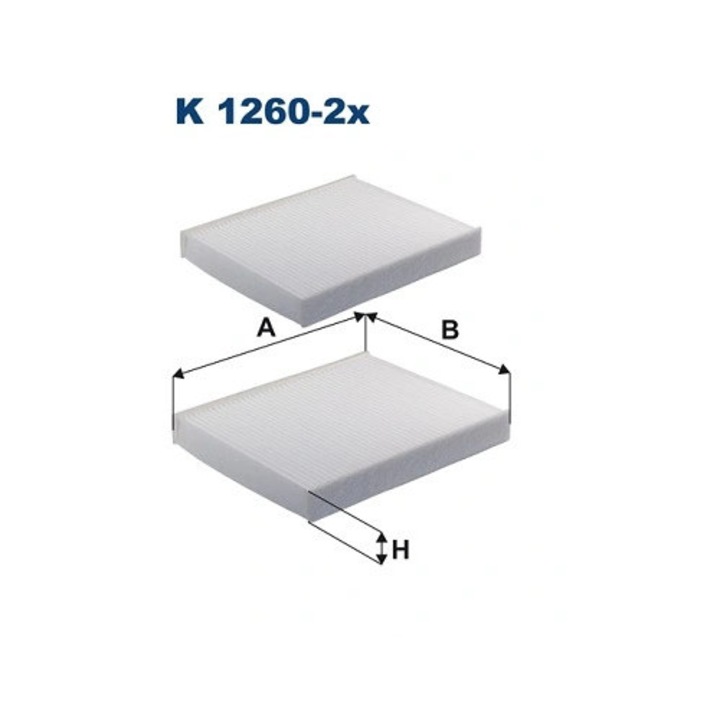 Szűrő, Utastér Levegő K1260-2X Alpina B5/B6/B6 Gran/B7/D5 Bmw 5/5 Gran Turismo/6/6 Gran/7 Rolls-Royce Dawn/Ghost 1