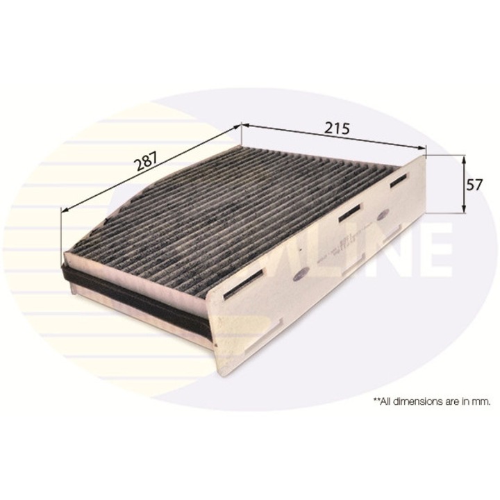 Филтър, Въздух купе Ekf118A Audi A3/Q3/Tt Seat Alhambra/Altea/Leon/Toledo 3 Skoda Octavia 2/Superb 2/Yeti Vw Beetle