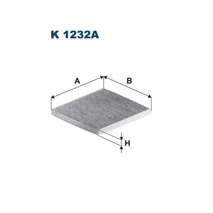Szűrő, Utastér Levegő K1232A Hyundai Accent 4/Genesis/Tucson/Veloster/I40 1/I40 1 Cw/I40 1 Kombi Kia Carens 1/Carens 3