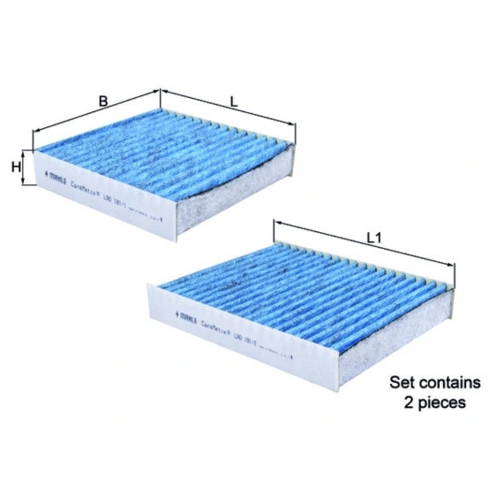 Szűrő, Utastér Levegő Lao191/S Citroën C3 2/C3 3/C4 Cactus/Ds3 Ds Ds 3 Peugeot 2008 1/207/208/208 1