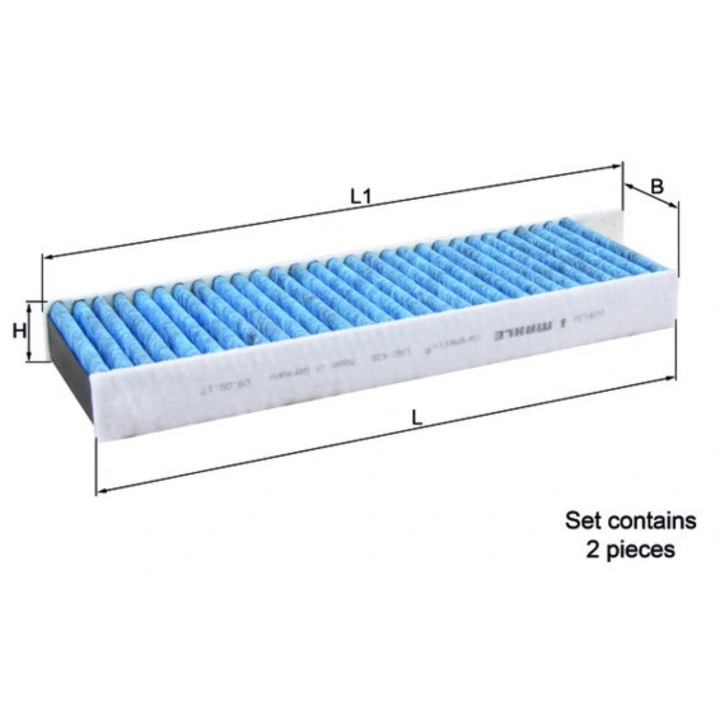 Szűrő, Utastér levegő LAO428/S Citroën Berlingo/Berlingo / Berlingo First/Berlingo Multispace/C4 Picasso 1/C4 Picasso 2