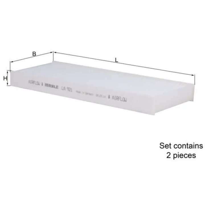 Szűrő, Utastér Levegő La921/S Citroën C-Elysee Peugeot 301