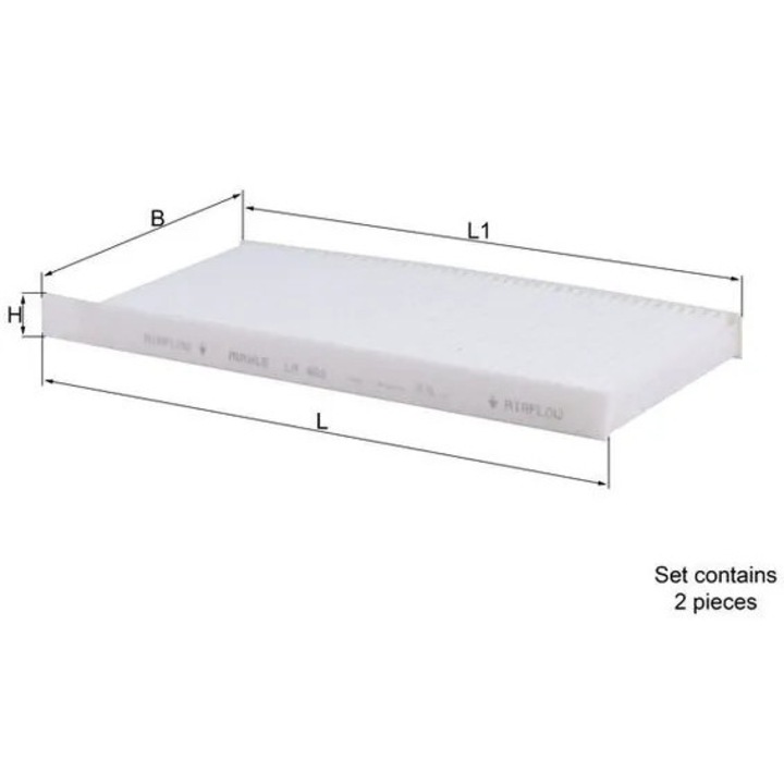 Filtru, Aer Habitaclu La468/S Mercedes-Benz Citan/Citan Mixto Nissan Nv250/Nv400 Opel Movano B Renault Kangoo/Master 3