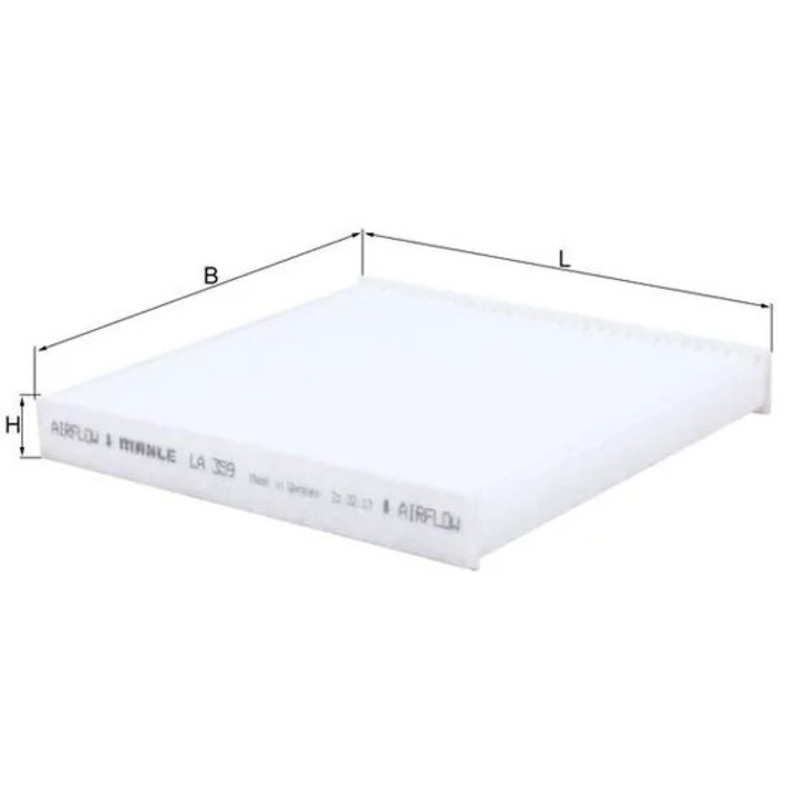 Szűrő, utastér levegő LA359 Daihatsu Sirion/Terios Perodua Myvi Subaru Justy 4