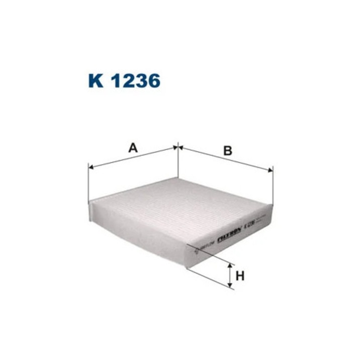 Filtru, Levegő Kabin K1236 Daihatsu Cuore 7/Terios Fiat Sedici Hino 300 Series Subaru Brz Suzuki Baleno/Swift 3/Swift 4