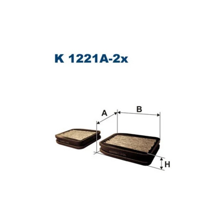 Szűrő, Utastér Levegő K1221A-2X Mercedes-Benz E-Class/E-Class T-Model