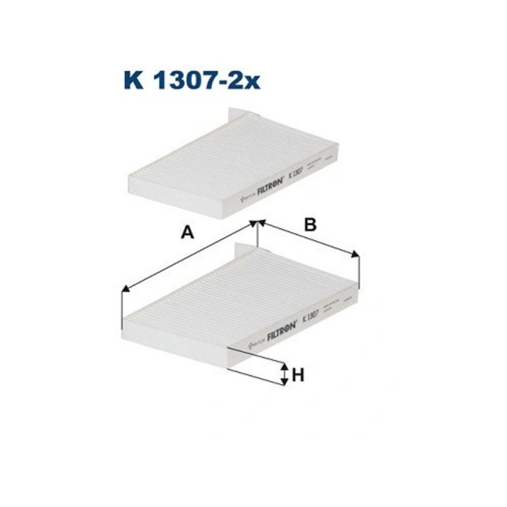 Szűrő, Utastér levegő K1307-2X Hyundai H-1/H-1 / Starex/H-1 Travel