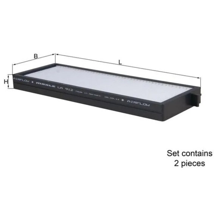 Филтър, Въздух в купето La912/S Hyundai I20 1