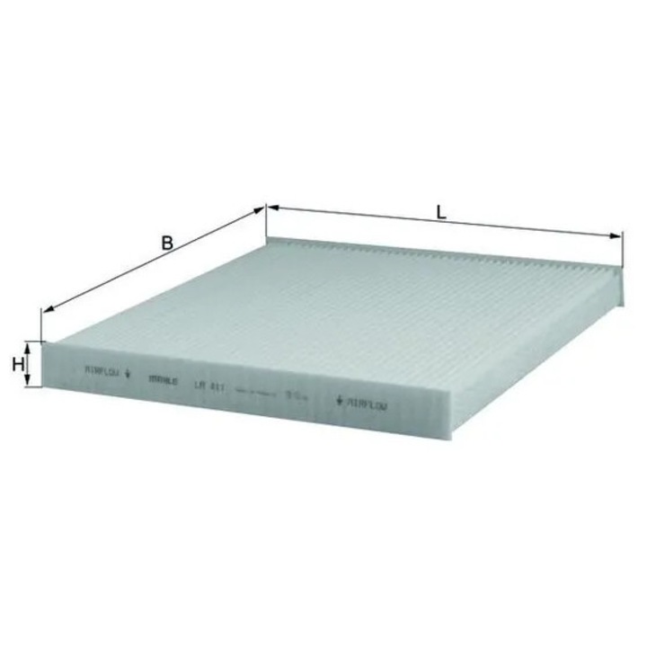 Szűrő, Utastér Levegő La411 Citroën Jumper 2 Fiat Ducato Opel Movano C Peugeot Boxer Vauxhall Movano Mk Iiichassis/Cab