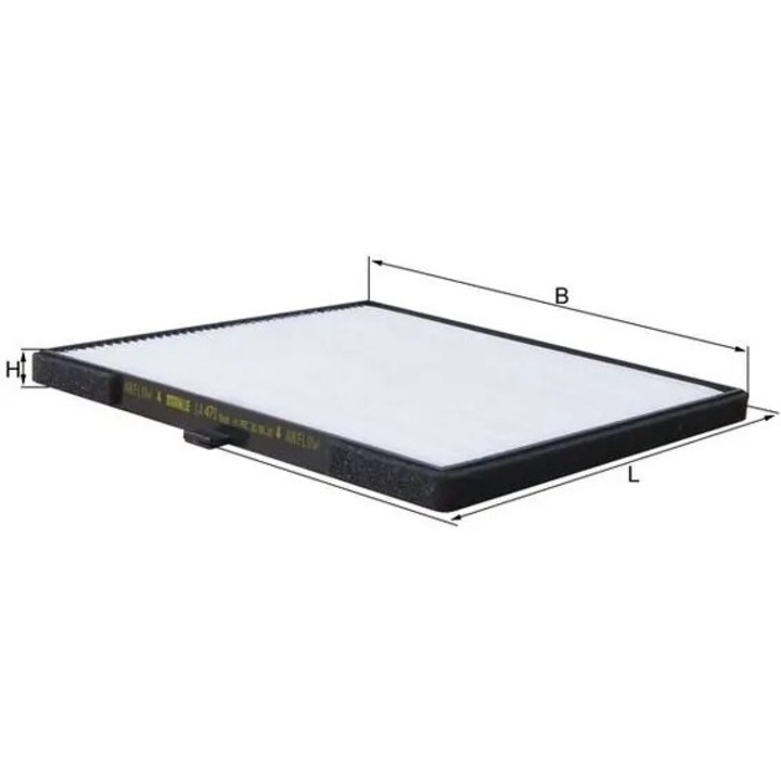 Szűrő, Utastér Levegő La471 Hyundai Eon/I10 1/I10 2 Kia Picanto 1/Picanto 2