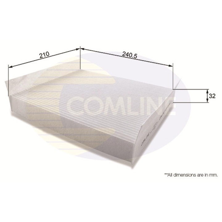 Филтър, Въздух купе Ekf104 Opel Meriva A Vauxhall Meriva A