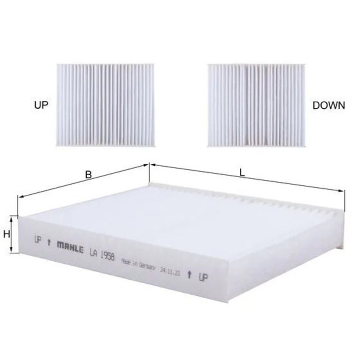 Szűrő, Utastér levegő La1958 Mazda Mx-30