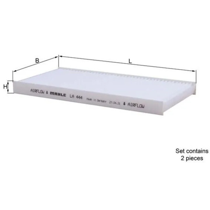 Szűrő, Utastér Levegő La444/S Hyundai Santa Fé 1/Tucson Kia Sorento 1/Sportage 2