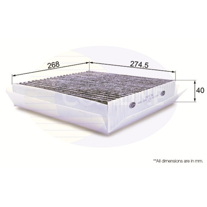 Филтър, Въздух купе Ekf179A Smart Cabrio/City-Coupe/Crossblade/Fortwo