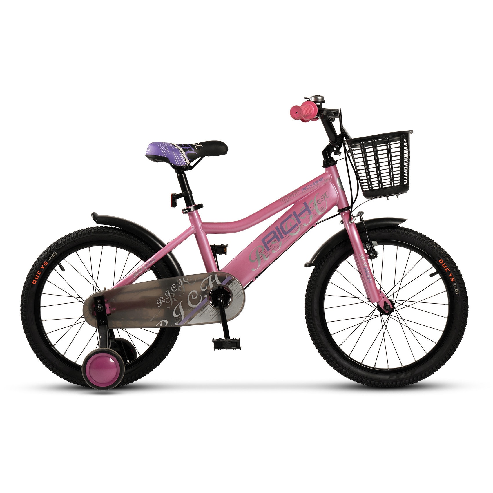 Bicicletă copii Rich Baby BMX Astro JSX2005, roți ajutătoare