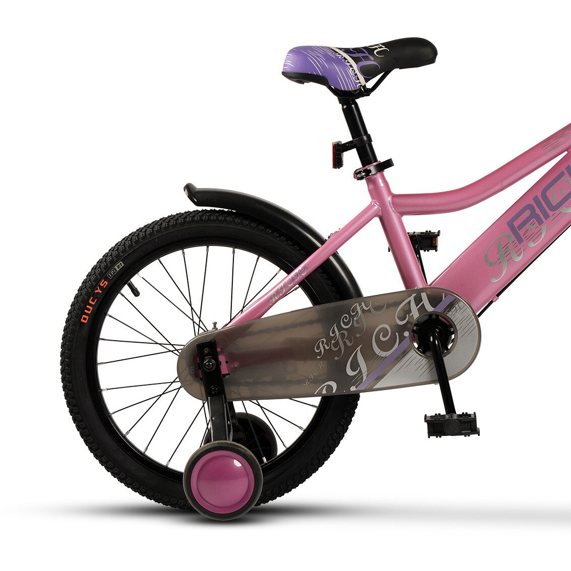 Bicicletă copii Rich Baby BMX Astro JSX2005, roți ajutătoare