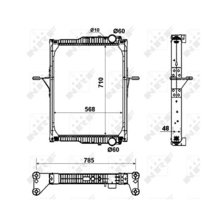 Radiator, Racire Motor 53432 Renault Trucks Midlum Volvo Fl 2