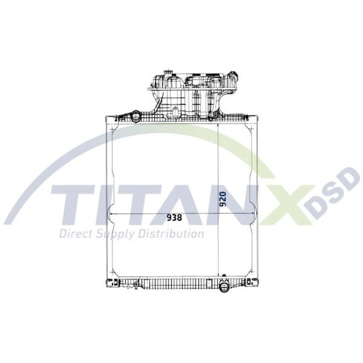 Radiator, Racire Motor Rx139004 Man Tga