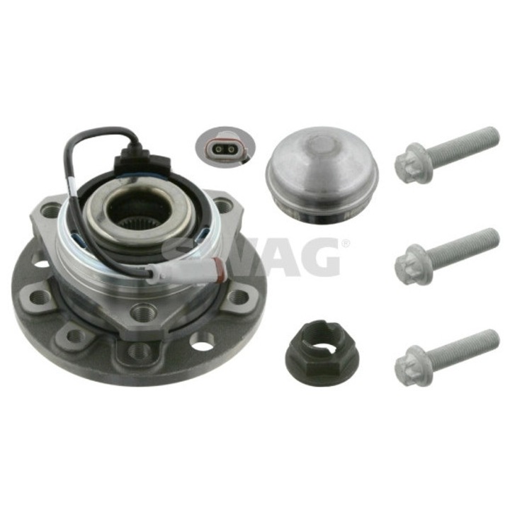 Комплект лагер на колело, предна ос, дясна 40927386 Opel Astra H/Astra H Twintop/Zafira / Zafira Family B Vauxhall Astra Mk 5