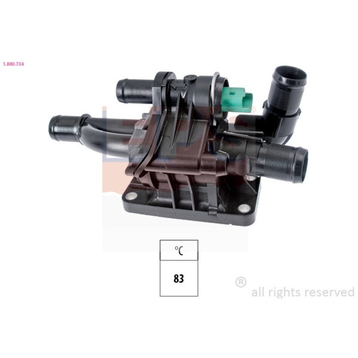 Termostat, Lichid Racire 1.880.734 Citroën Berlingo/Berlingo / Berlingo First/Berlingo Multispace/C2/C2 Enterprise/C3 1