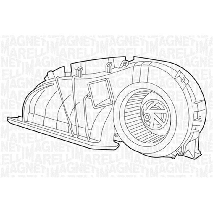 Ventilator Aeroterma 069401324010 Renault Clio 2