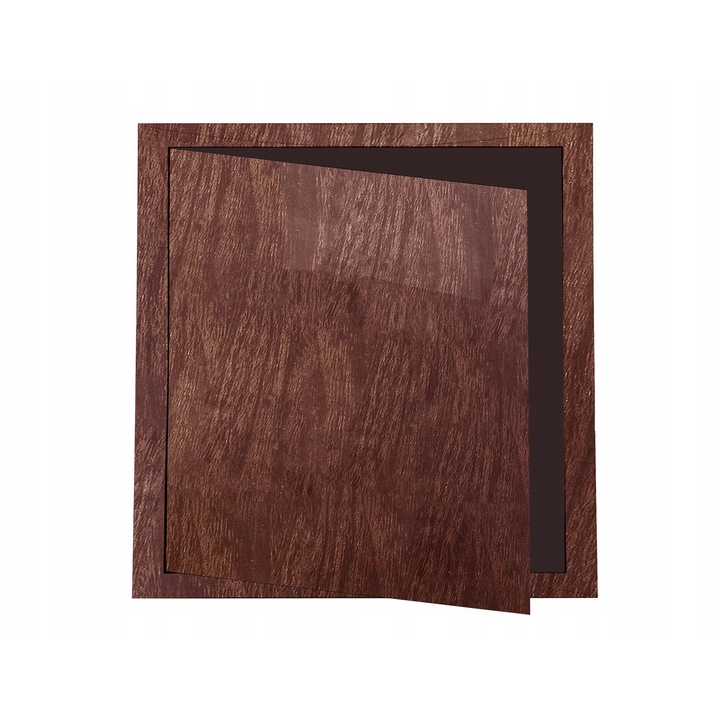 Ревизионна Врата, Dospel, DR 30x30, Дървесен Вид, Корпус От Устойчив ABS, Дискретно Покриване На Кранове И Броячи, Лесен Достъп До Инсталации, Естествен Дизайн, Качествен Полски Продукт, 300x300 мм, Кафяво Дърво