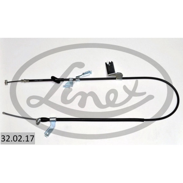 Кабел, дясна ръчна спирачка 32.02.17 Opel Agila Suzuki Splash