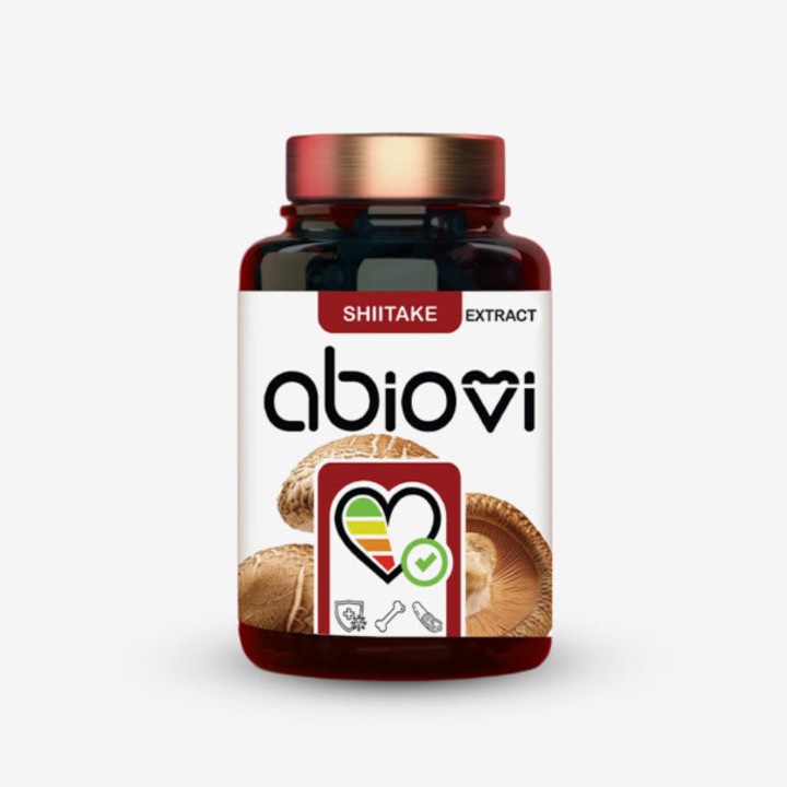 Extract Concentrat Shiitake 12:1, 60 Capsule Vegane, Supliment pentru Imunitate si Vitalitate, Antioxidant Natural, Fara Gluten