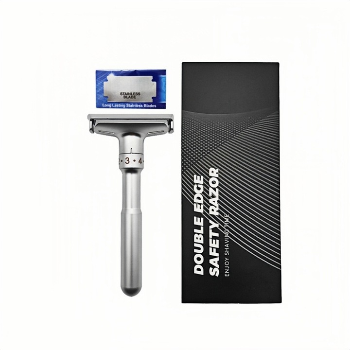 Самобръсначка, Dorco, Регулируема винтидж форма, Немски дизайн, Сплав, Класическа