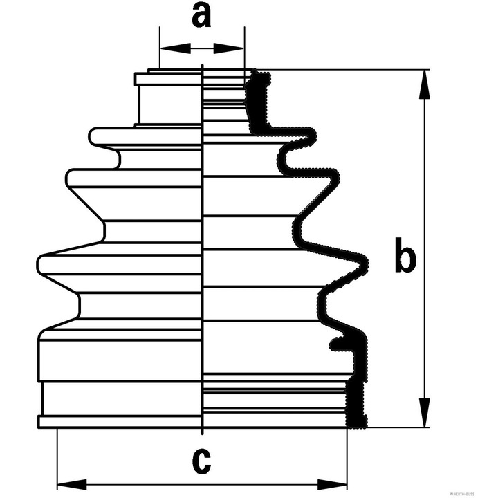 Ansamblu Burduf, Articulatie Planetara J2868003 Chevrolet Evanda/Rezzo Daewoo Evanda/Rezzo Honda Civic 3 Shuttle
