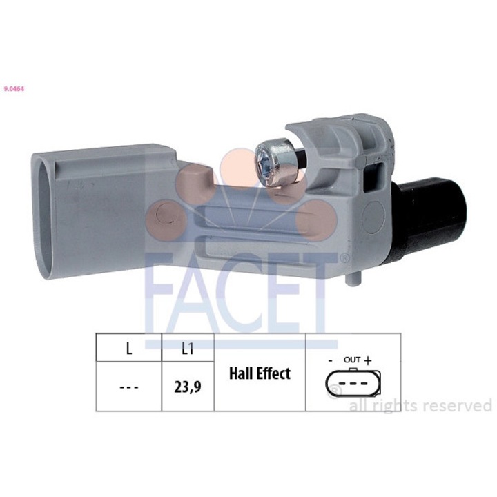 Senzor Impulsuri, Arbore Cotit 9.0464 Audi A3/A4 B7/A6 C6 Chrysler Sebring Dodge Caliber/Journey Jeep Compass/Patriot