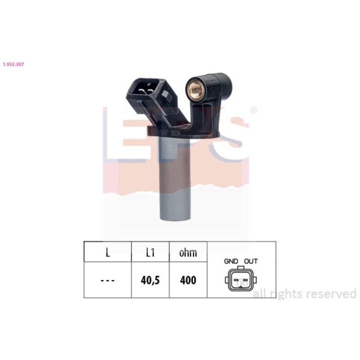 Impulzusérzékelő, főtengely 1.953.307 Citroën Jumper 2 Fiat Ducato Ford Mondeo 3/Transit/Transit Tourneo