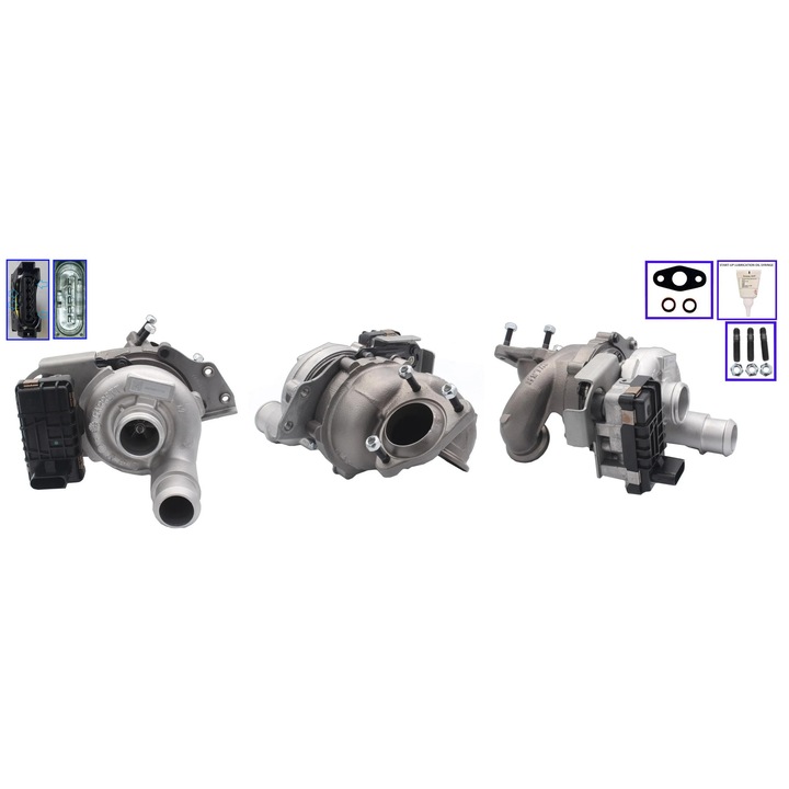 Компресор, Система за принудително пълнене 91-1924 Ford C-Max/Focus 2/Galaxy 2/Mondeo 4/S-Max/Tourneo Connect/Transit Connect