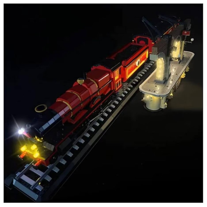 Set de iluminat LED pentru Lego Hogwarts Express, 18+, 8 piese