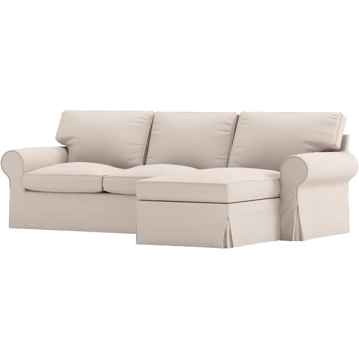 Husa pentru canapea, Ektorp, set complet, material de calitate, bej
