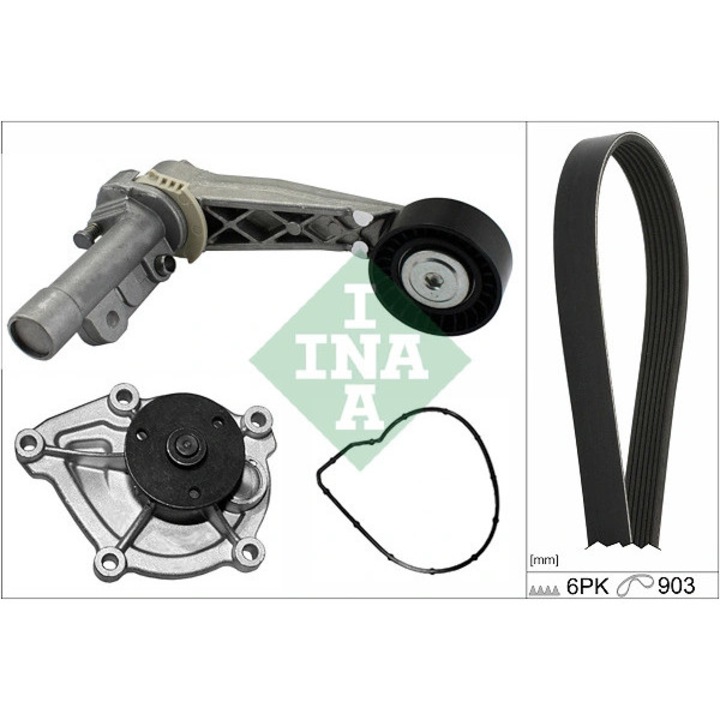 Vízpumpa + Bordásszíj Készlet 529050430 Citroën Berlingo/Berlingo Multispace/C3 2/C3 Picasso/C4/C4 1/C4 2