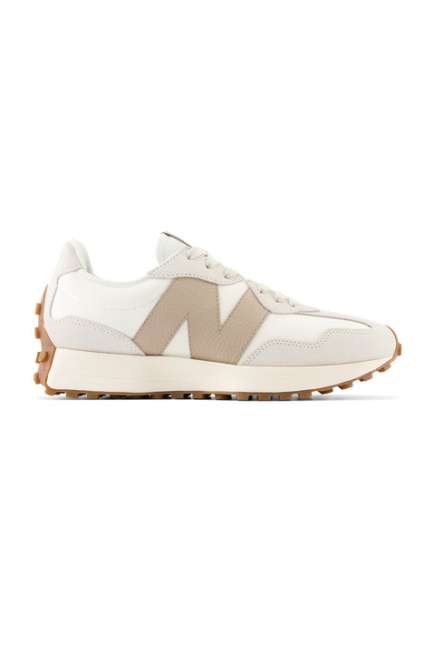 New Balance, Спортни обувки с велур, Слонова кост/Бежов