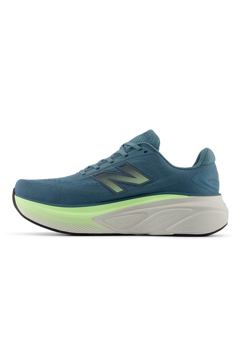 New Balance, Pantofi More V6 pentru alergare, Verde lime/Albastru petrol