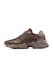 New Balance, Pantofi sport 9060 low-cut cu garnituri din piele intoarsa, Maro inchis