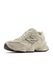 New Balance, Спортни обувки 9060 с велур и масивен ефект, Сиво-бежов