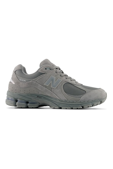 New Balance, Pantofi sport 2002 din piele intoarsa cu garnituri din material textil, Gri