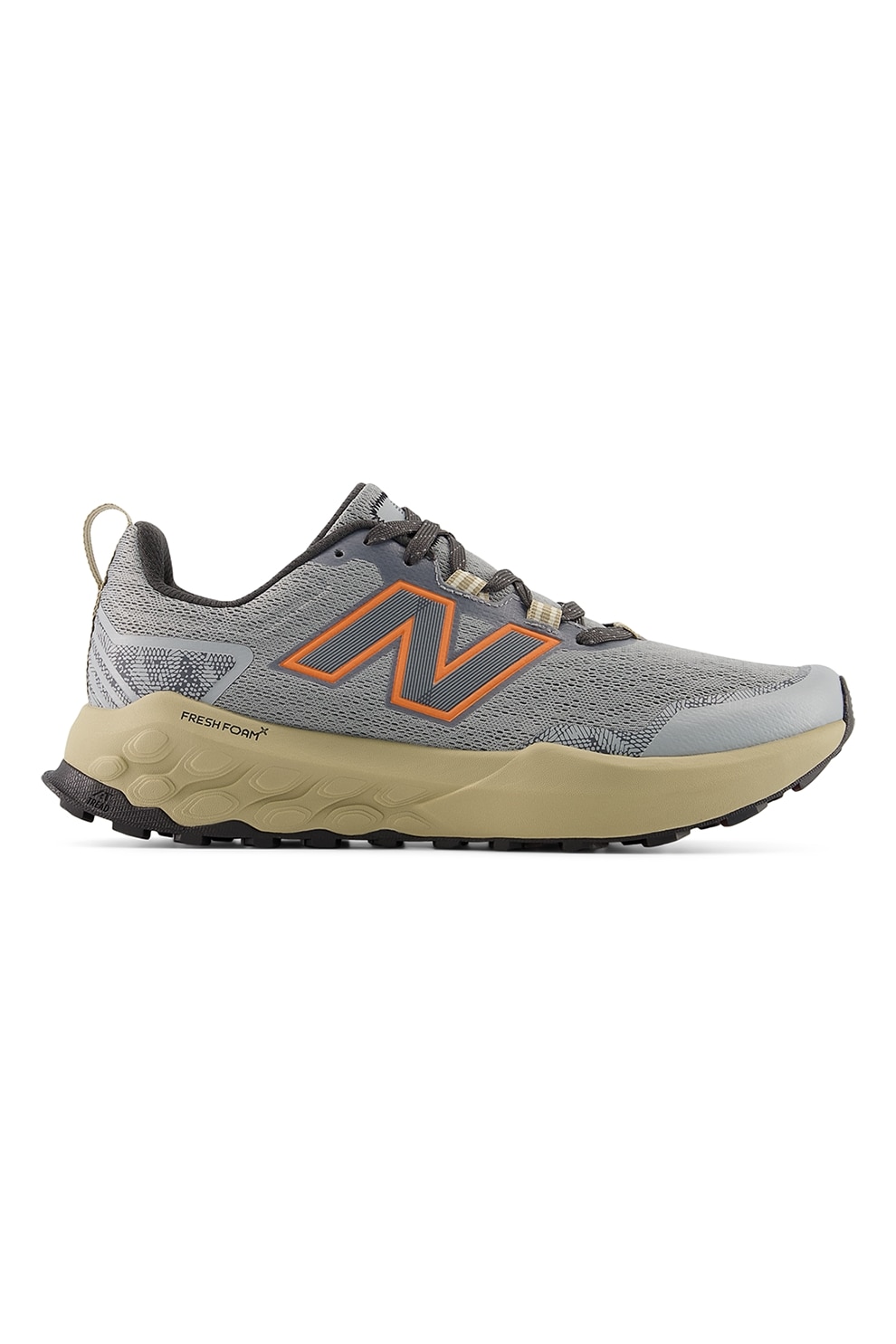New Balance, Pantofi low-cut din plasa cu logo pentru alergare, Portocaliu neon, Gri, 7.5