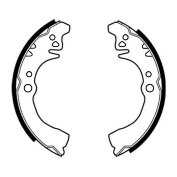 Fékpofa készlet hátsó tengely C06017Abe Daihatsu Cuore 5/Cuore 6/Cuore 7/Hijet/Move/Sirion