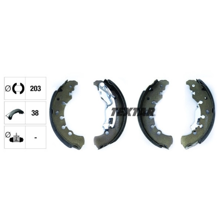 Fékpofa készlet 91065300 Chrysler Ypsilon Citroën Nemo Fiat 500/Fiorino/Grande Punto/Idea/Panda/Punto/Punto Evo/Qubo