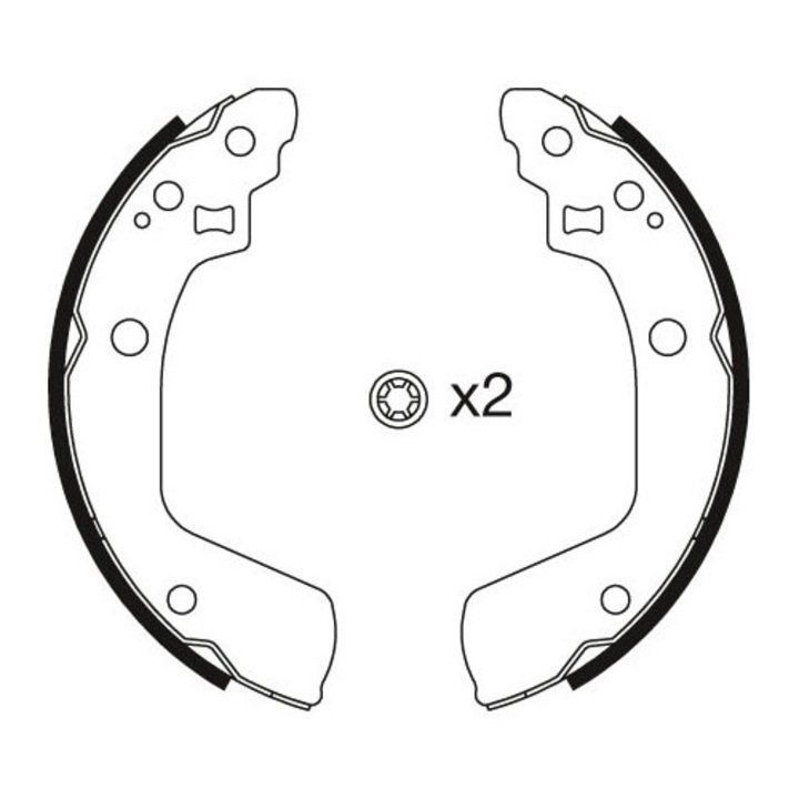 Fékpofa készlet Gs8793 Suzuki Swift 3